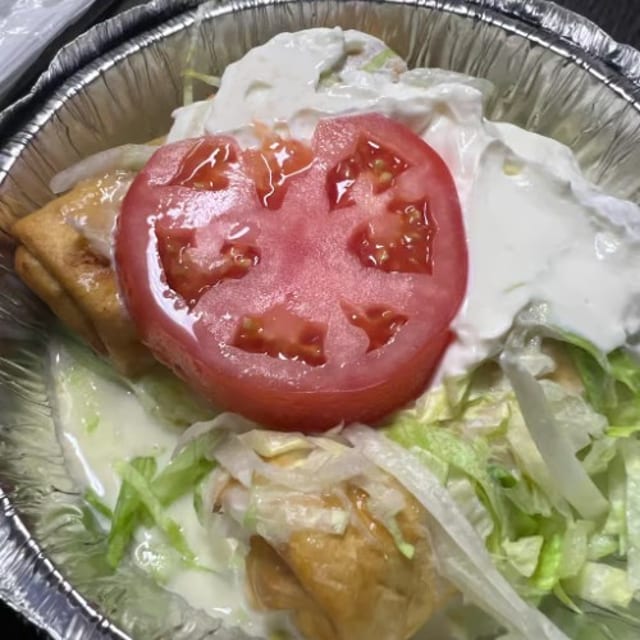 2 Chimichangas.
