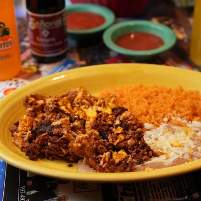 Huevos Con Chorizo.