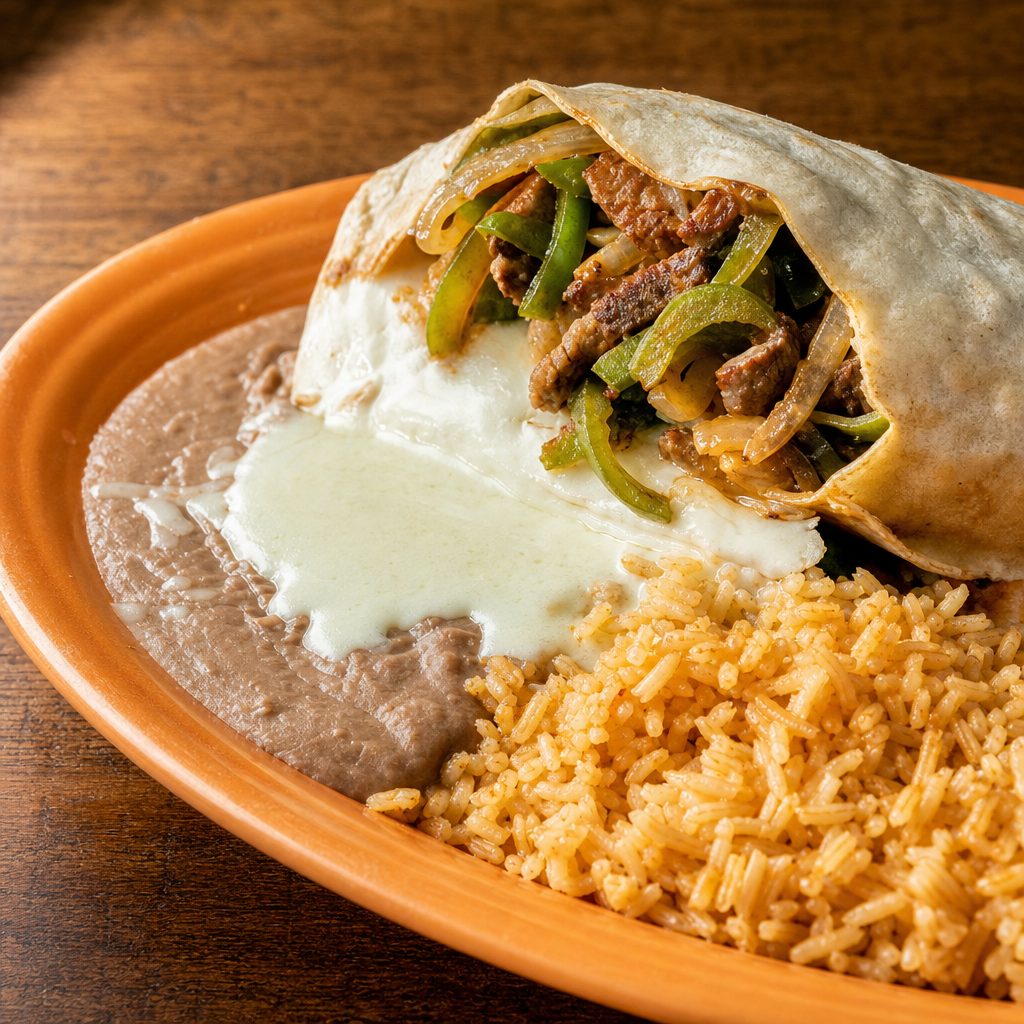 Fajitas Burrito.