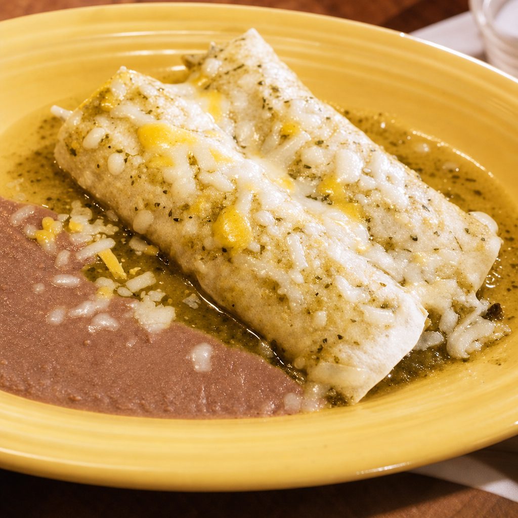 Enchiladas Verdes Chicken.