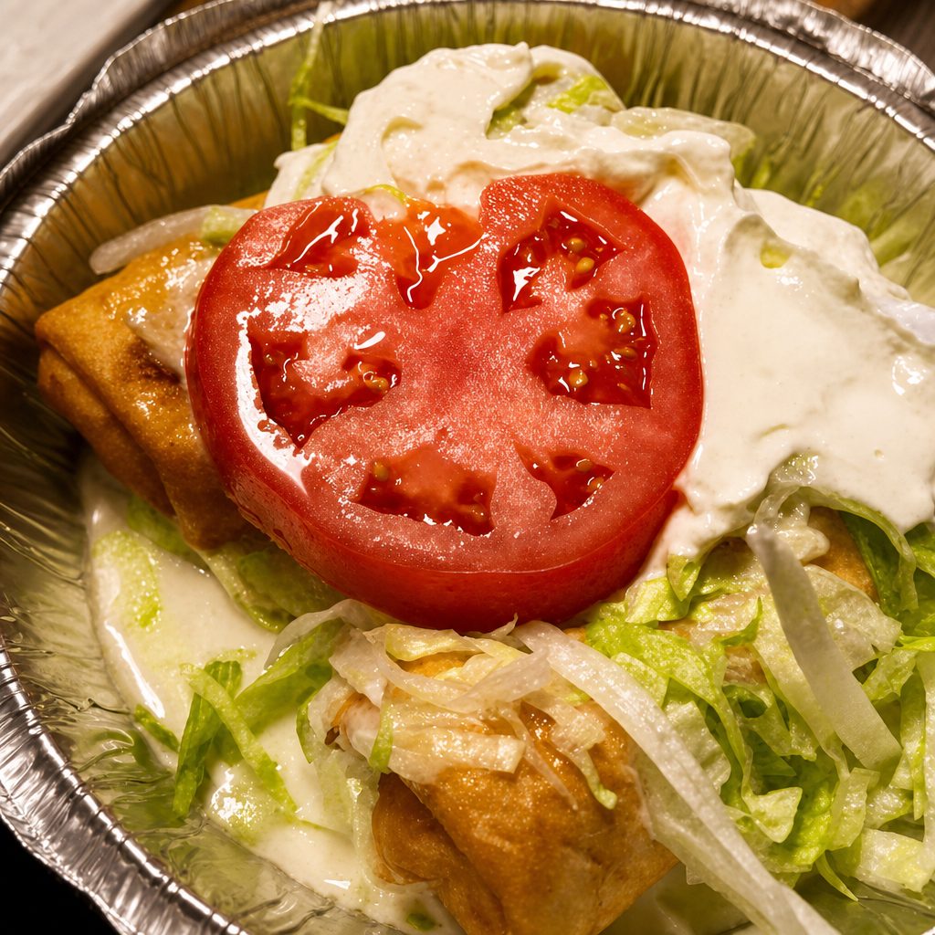 2 Chimichangas.