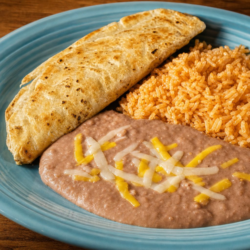 Lunch Chicken Quesadilla.