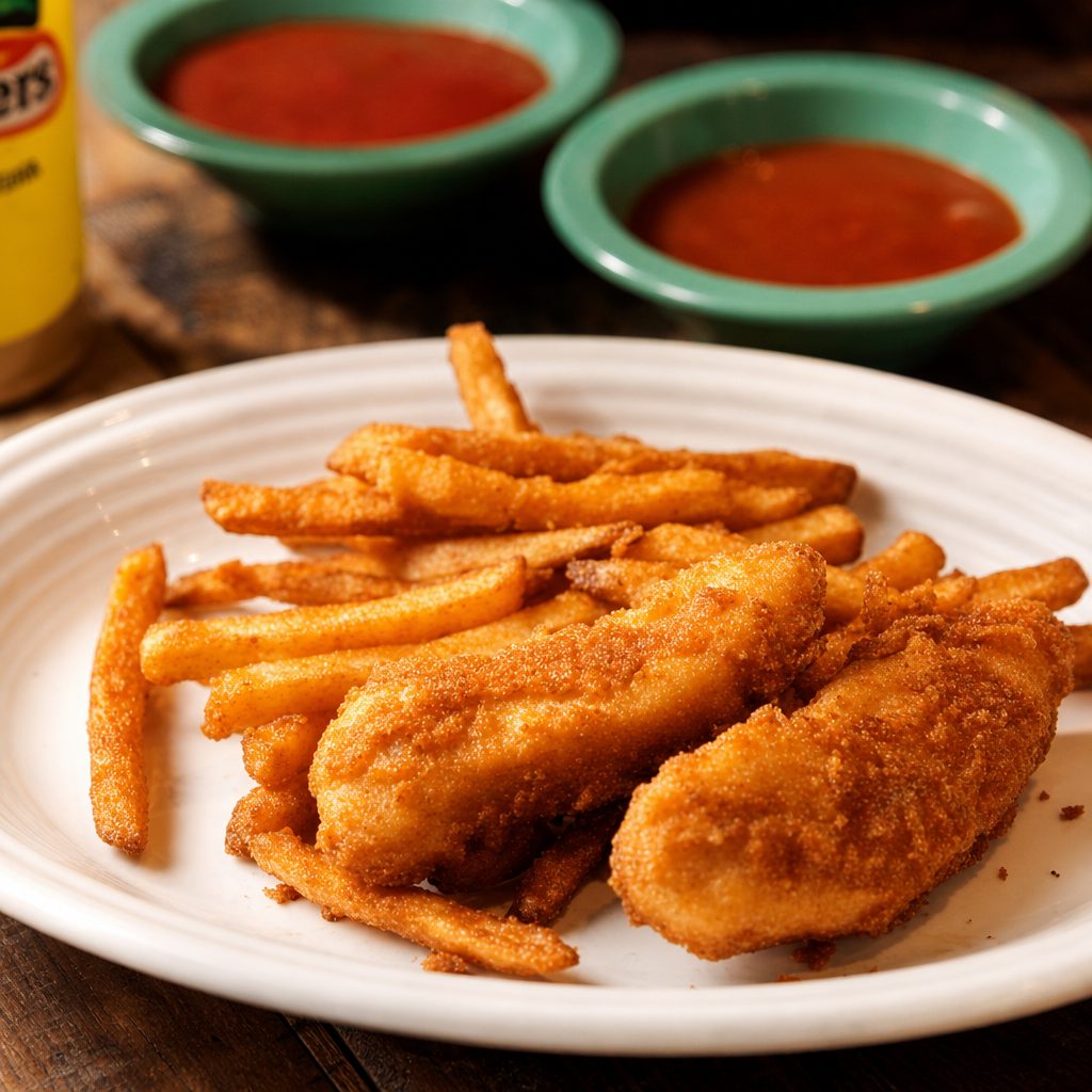Chicken Fingers and Fries.